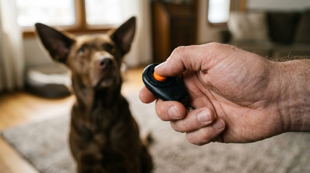 Clicker para cães como funciona, por que é eficaz e como começar sem errar nas primeiras sessões