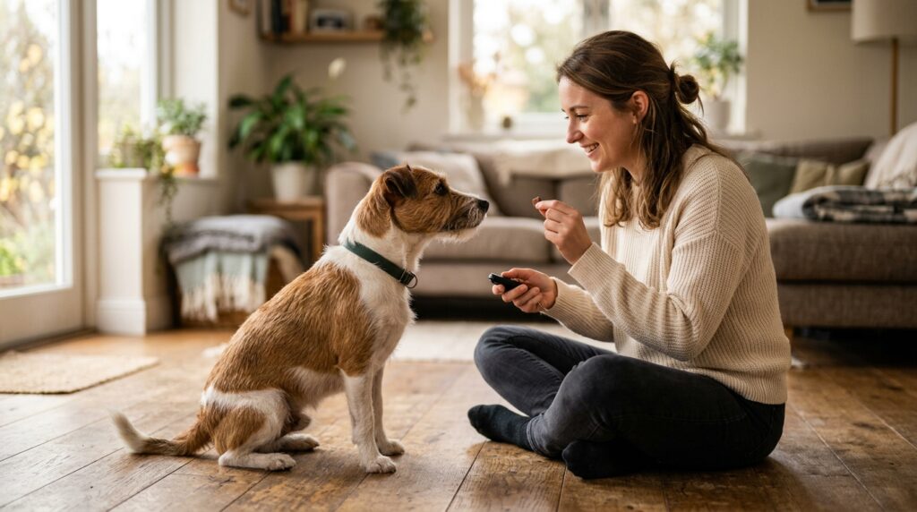Clicker para cães como funciona, por que é eficaz e como começar sem errar nas primeiras sessões