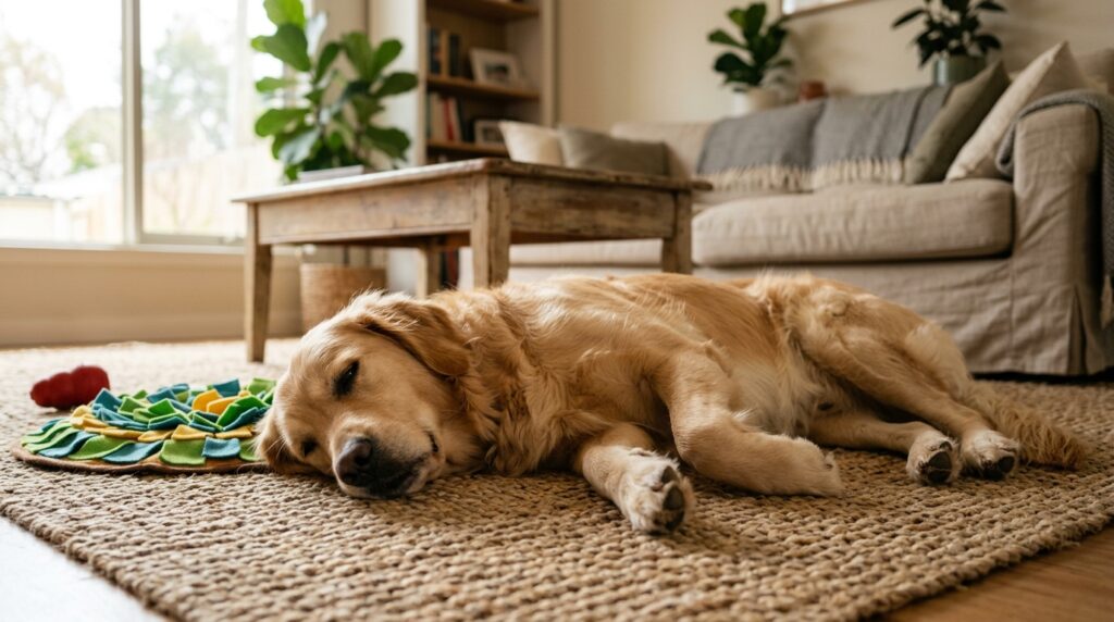 Por que seu cão continua inquieto mesmo depois de duas horas de caminhada